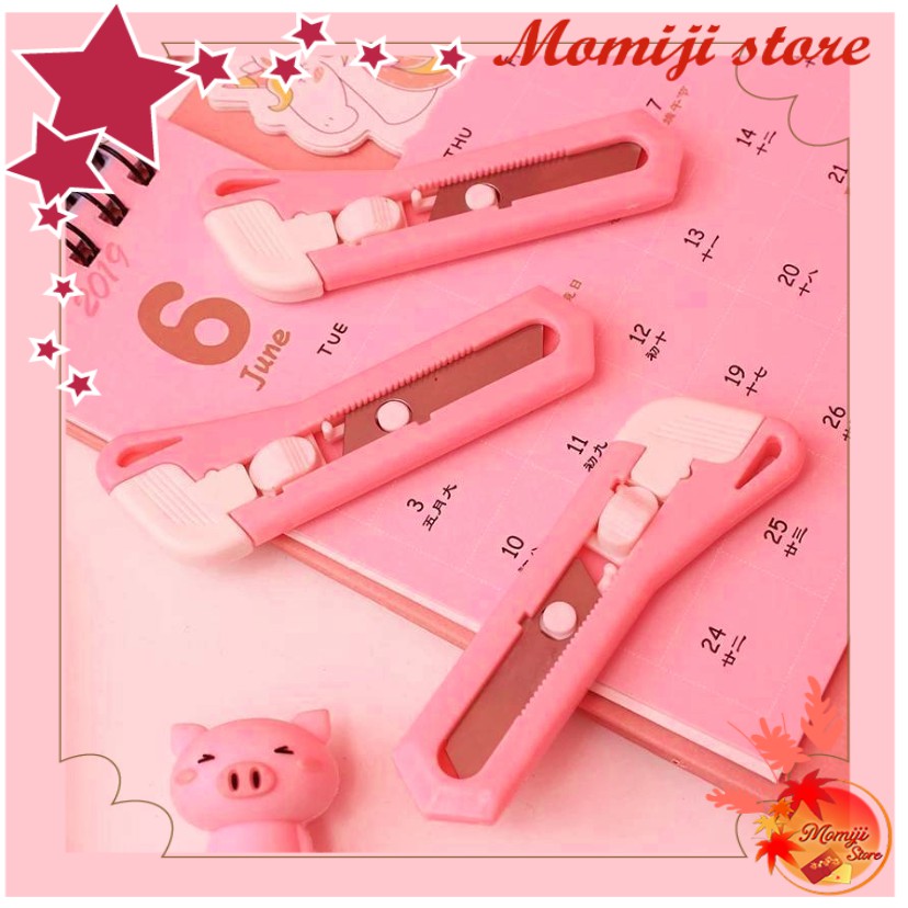 Dao rọc giấy mini AOBA PINKY tiện dụng