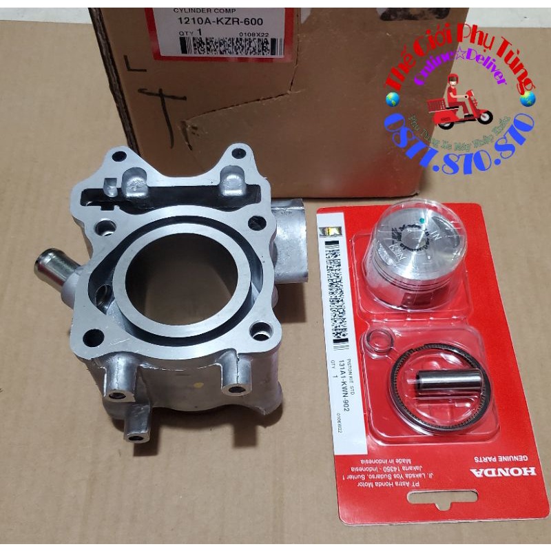 FULL NÒNG PISTON BẠC VARIO 125cc, AB 13-19 ZIN MỚI HÀNG NHẬP KHẨU