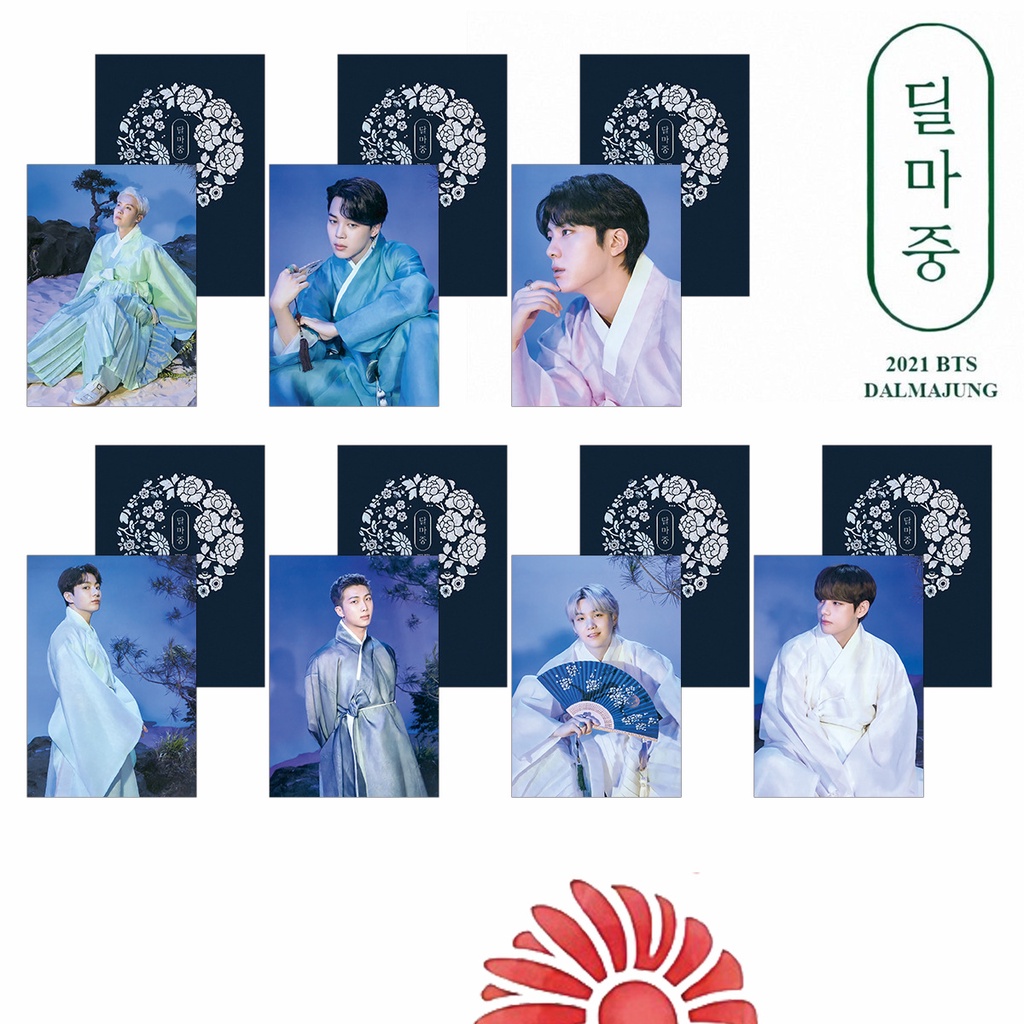 Photocard nhóm nhạc BTS - photo card BTS  - ảnh dalmajung- hàng unoff