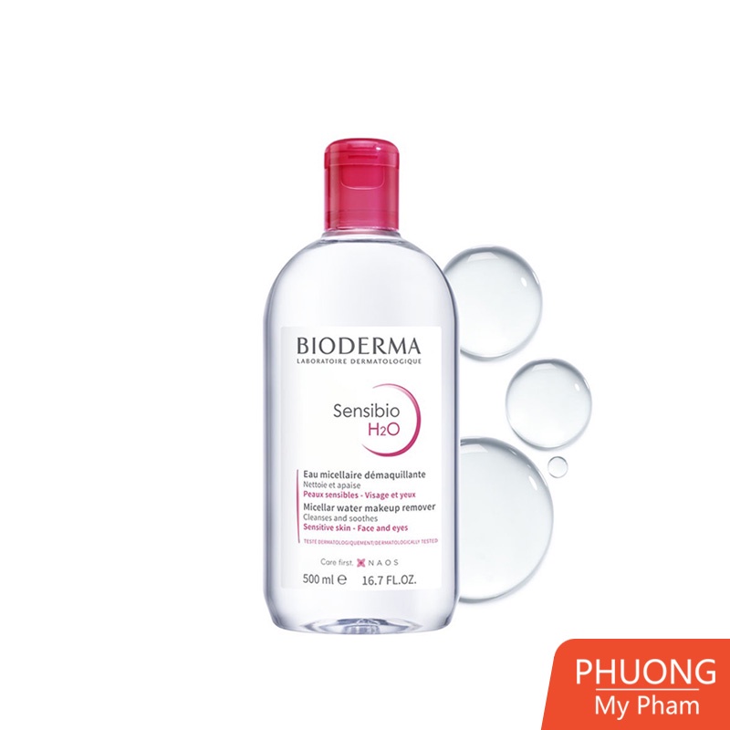 Nước Tẩy Trang BIODERMA Sensibio H2O Micellar 500ml [BDM001]