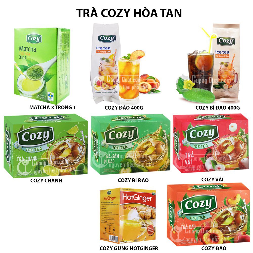 Cozy Vải hòa tan Hộp 240g