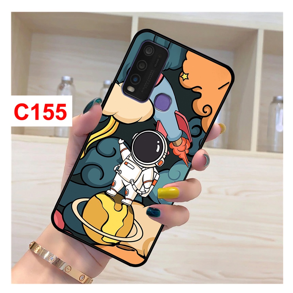 Ốp lưng Vivo Y30 - Y50 in hình phi hành gia, vũ trụ ngân hà. Ốp vivo y30 - y50 in hình rẻ bền đẹp.