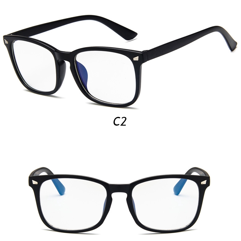 Kính Mát Gọng Mắt Mèo Chống Ánh Sáng Xanh Phong Cách Retro