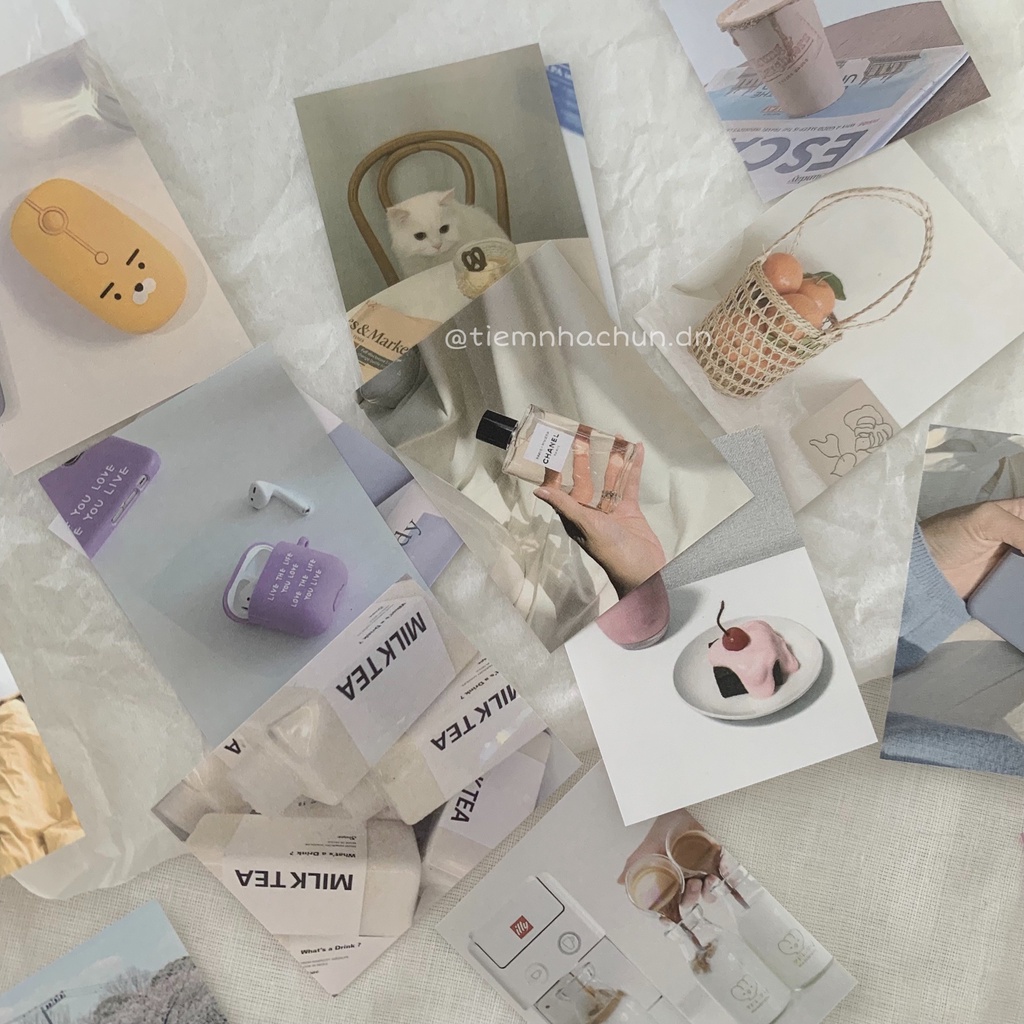 SET 25 ẢNH MINI DAILY VLOG DECOR JOURNAL (ảnh thật) -Tiệm nhà Chun