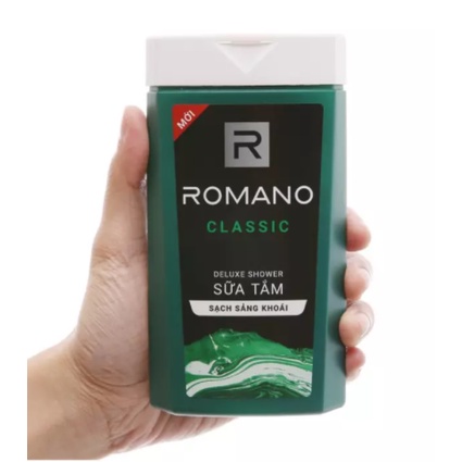Sữa tắm nam hương nước hoa Romano Classic 380g