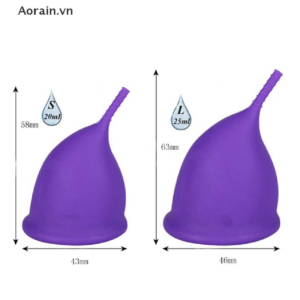 [Hàng mới về] Cốc nguyệt san bằng silicone cấp y tế dành cho phái nữ