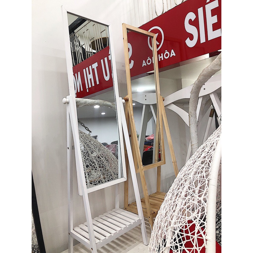 Gương Kệ Soi Toàn Thân - Mirror Shelf