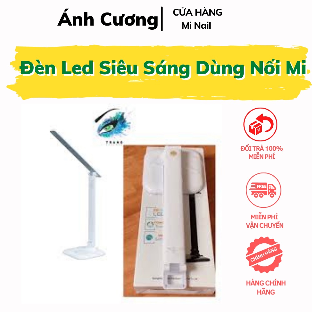 Đèn Nối Mi ❤️ Mi Nail Ánh Cương❤️ Đèn Led Siêu Sáng Dùng Nối Mi, Làm Nail, Để Bàn Học, Làm Việc AD18