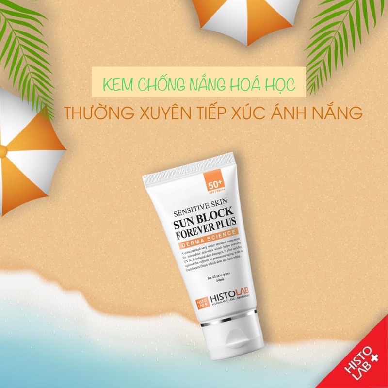 [histolab] Kem chống nắng sun block forever plus