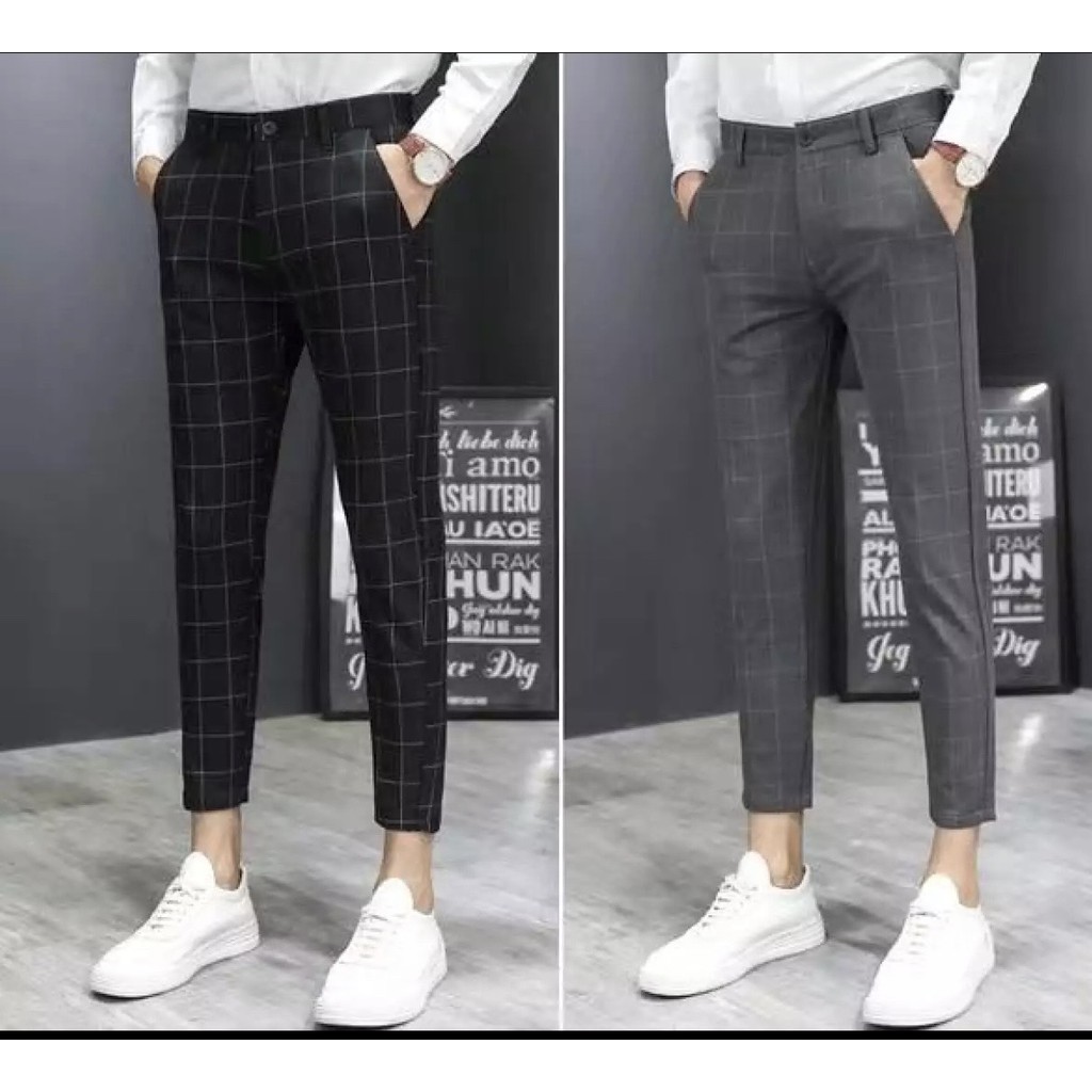 QUẦN TÂY CARO NAM CAO CẤP CHẤT MỀM KHÔNG NHĂN CO DÃN NHẸ SIZE 27 ĐẾN 32 | BigBuy360 - bigbuy360.vn