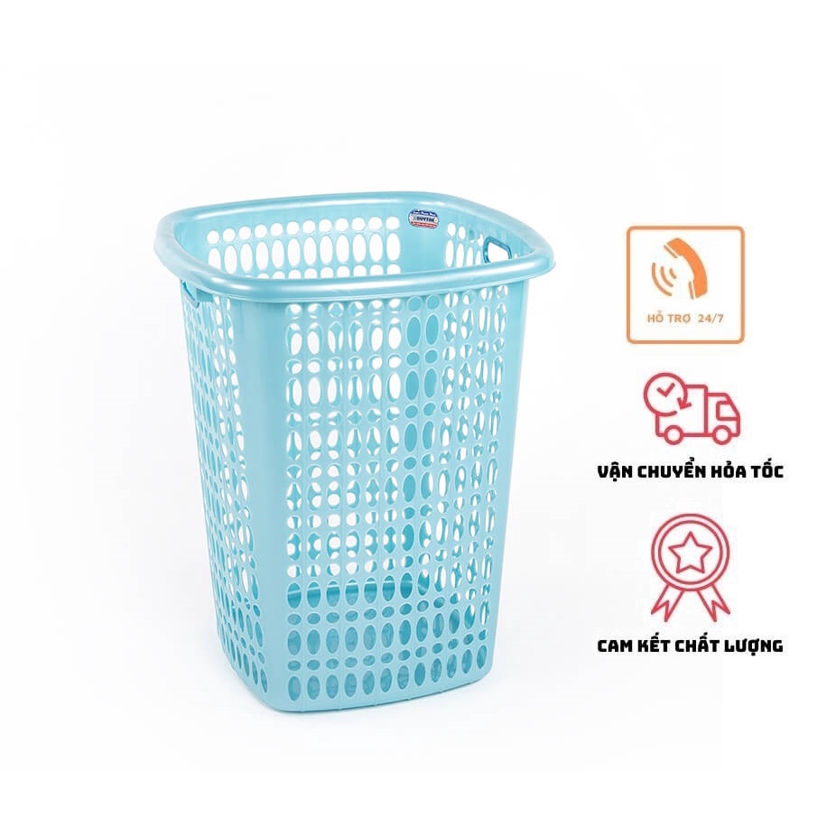 Sọt rác nhựa Oval Duy Tân Nhí/Nhỏ/Trung/Đại/Cồ