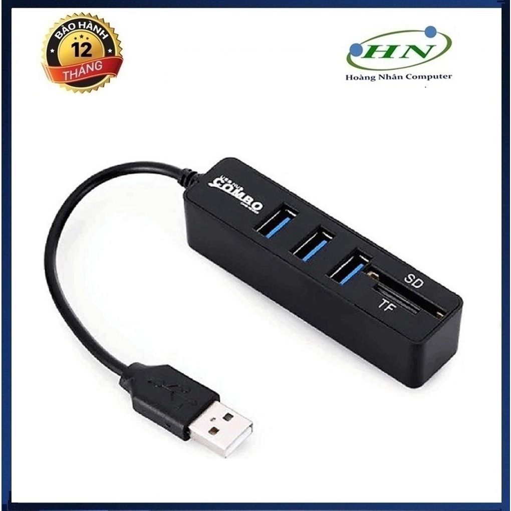 Hub ổ điện USB-Hub Combo USB + Reader