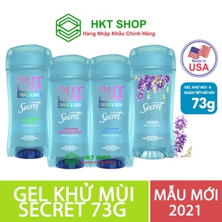 [Mẫu mới] Lăn khử mùi nữ Secret Clear Gel 73g [Made in USA]