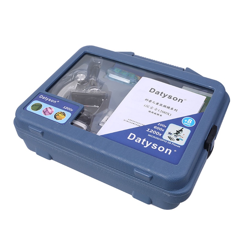 Bộ kính hiển vi phóng to 1200X đồ chơi cho bé