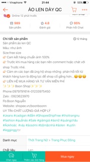 Áo len QC