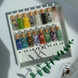 Hũ đá thanh tẩy tarot, thiền định - crystal mini jar - Tarotbygenie