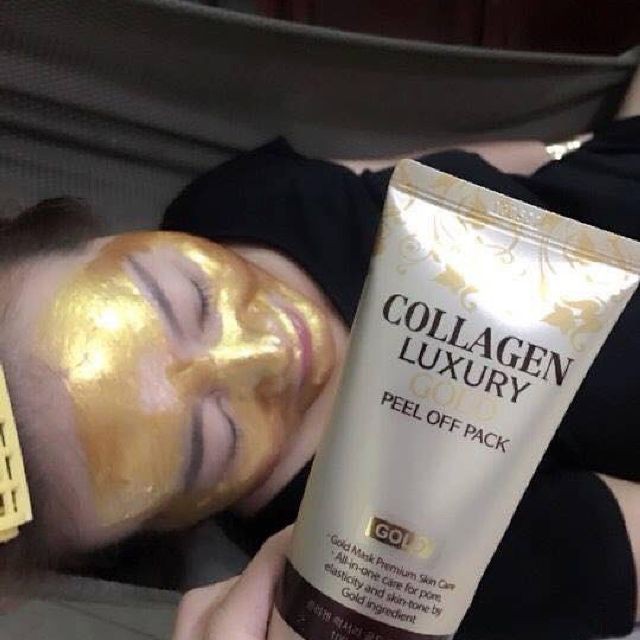 Mặt Nạ Vàng Collagen Luxury Gold Peel Off Pack 3W Clinic 100g