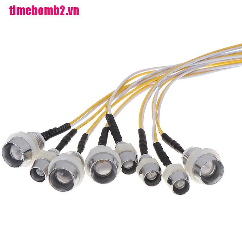 Bộ 8 Đèn Led 2 Bóng Tỉ Lệ 1 / 10 1 / 8 Rc Crawler Tamiya Axial Chất Lượng Cao