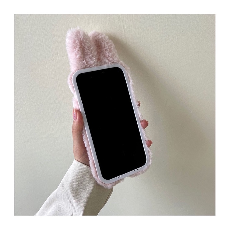 Ốp iphone, case iphone gấu thỏ lông cực đẹp 7/8plus/x/xs/xsmax/11/11promax/12/12pro/12promax