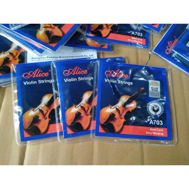Bộ dây đàn violin Alice A703A chất liệu thép bền
