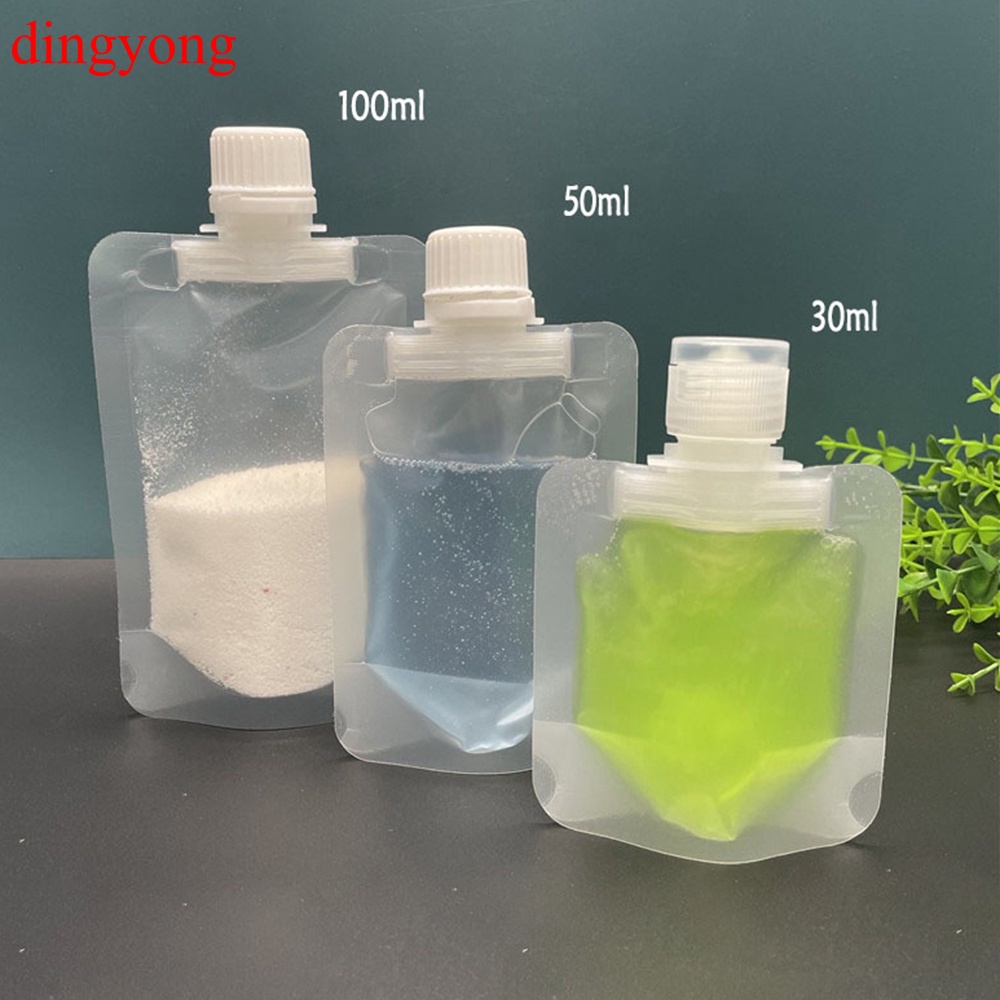 [Hàng mới về] Túi nhựa đựng dầu gội / sữa tắm dung tích 30 / 50 / 100ml tiện dụng