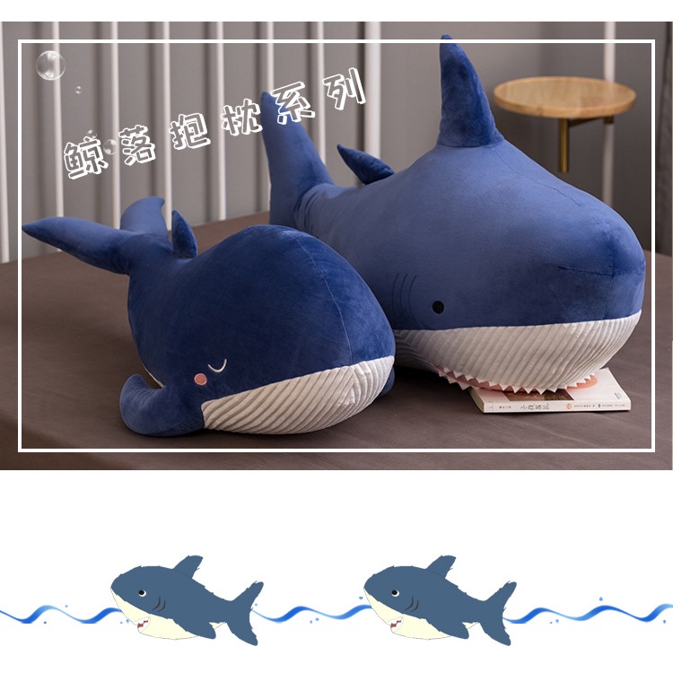 Cá Mập Nhồi Bông Xinh Xắn Dễ Thương