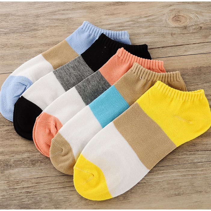 Combo 5 Đôi Vớ 4 Màu Hàn Quốc