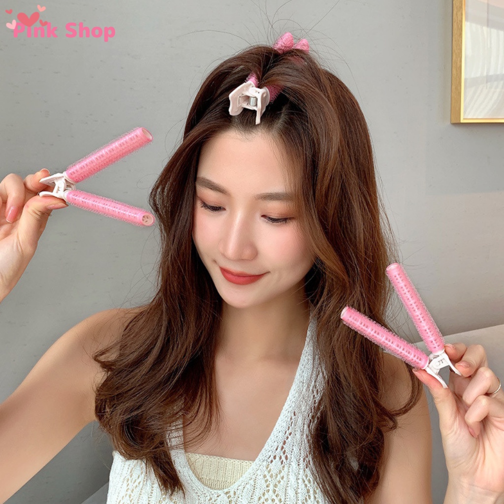 Kẹp phồng chân tóc Pinkshop không cần dùng nhiệt không hại tóc và da đầu