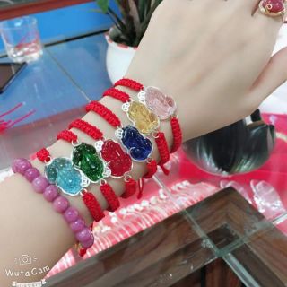 Vòng tay tết tỳ hưu bạc ta phong thủy theo mệnh