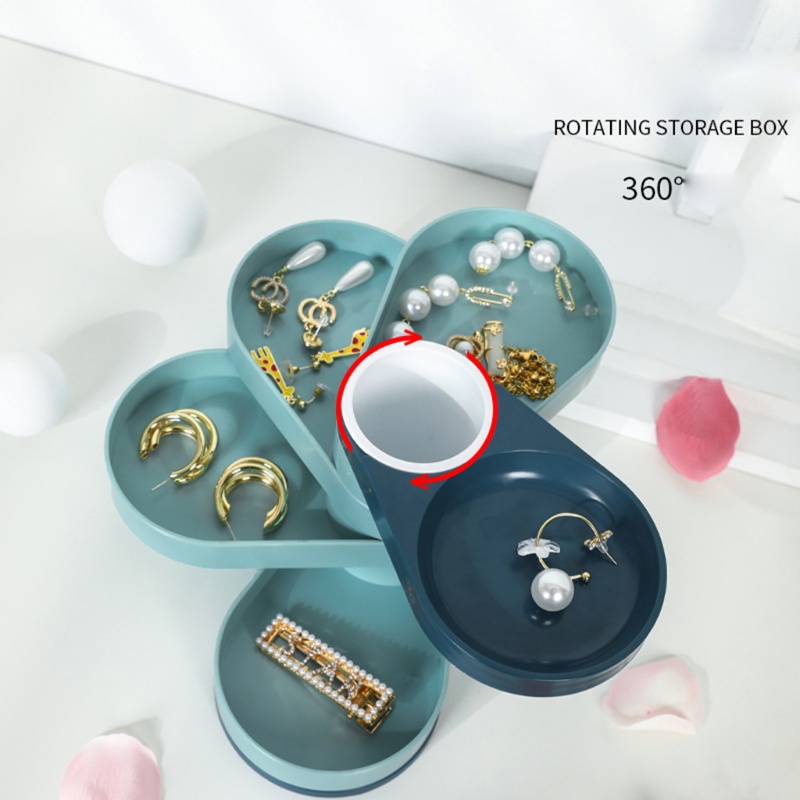 Flgo Hộp Đựng Trang Sức 5 Tầng Dạng Xoay Tiện Dụng Khi Đi Du Lịch