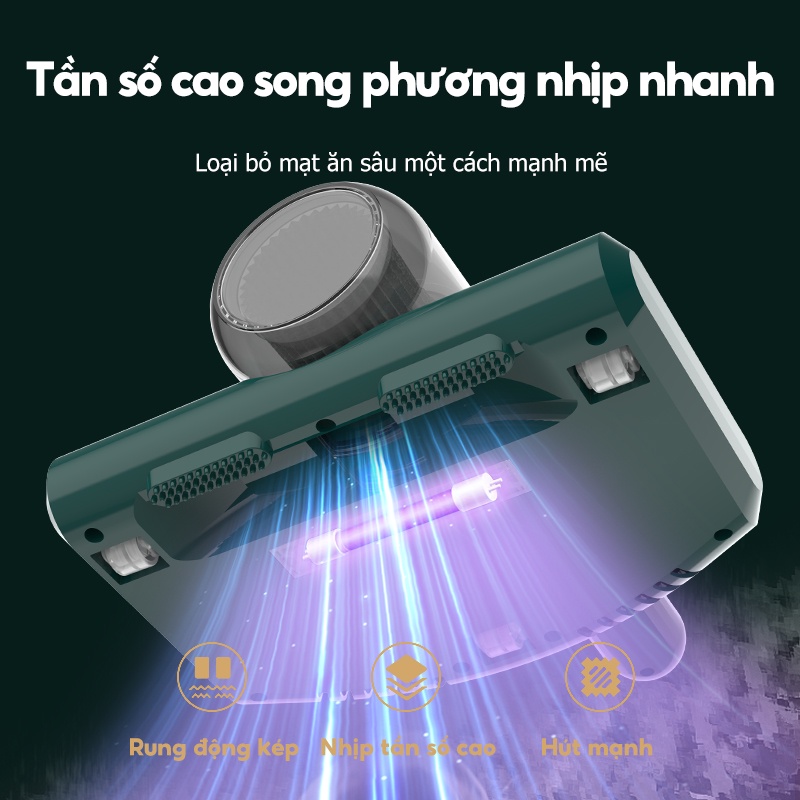 Máy hút bụi giường nệm HAN RIVER diệt khuẩn UV tùy chọn màu sắc - Hàng chính hãng