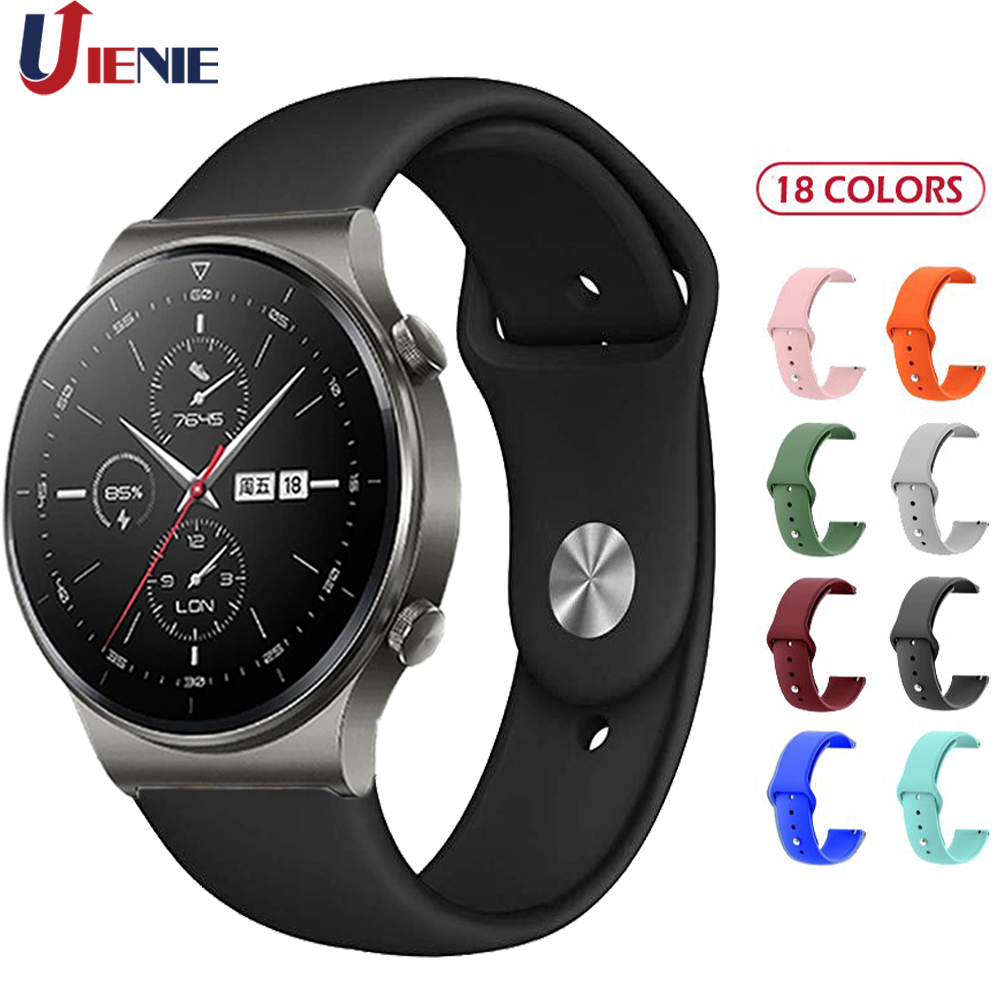 Dây Đeo Silicon Thể Thao Cho Đồng Hồ Thông Minh Huawei Gt 2 Pro / Honor Watch Gs Pro