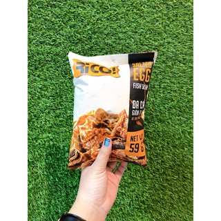 Combo 3 gói Snack da cá trứng muối