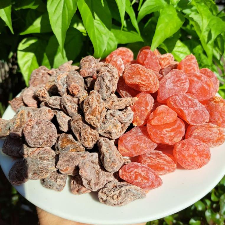 500gr Mix 2 vị : Xí Muội Thịt- Ô Mai Đào Hồng Chua Ngọt - #FREESHIP ĐƠN TỪ 50K
