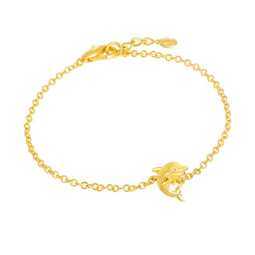 PRIMA Lắc tay Vàng 24K - BST Under The Sea - Cá Heo vàng - 111L4470