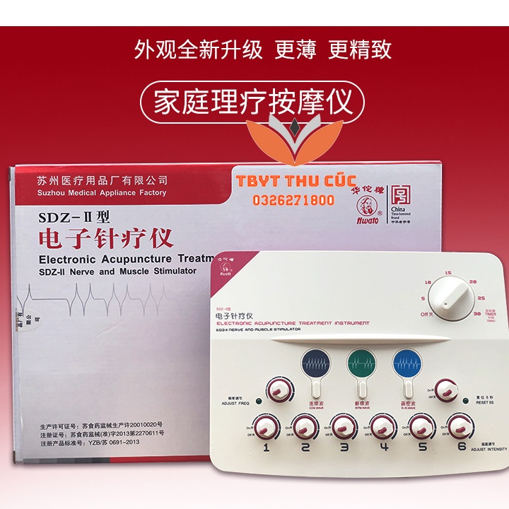 Máy điện châm-Máy châm cứu Hoa Đà HWATO SDZ II
