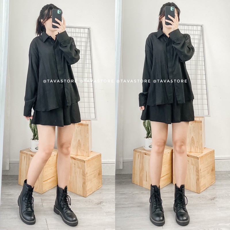 Set áo sơmi quần short - Casie Set