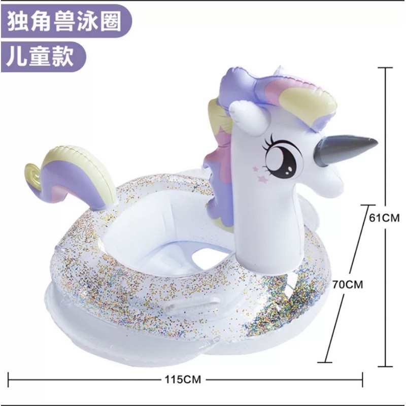 Phao Bơi Pony Chống Lật An Toàn Cho Bé 0-4 Tuổi Hottrend Hàn Quốc Kèm Bơm