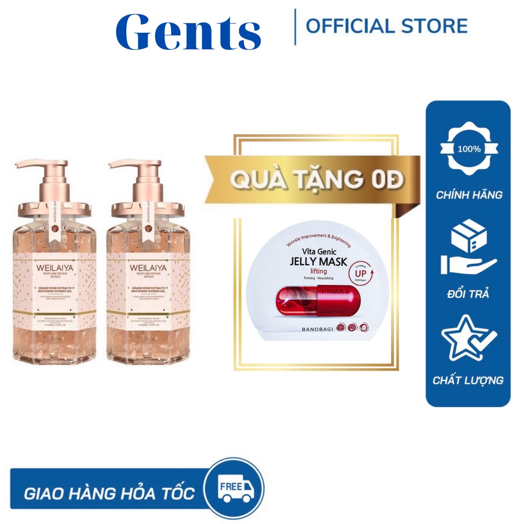 Sữa Tắm Weilaiya Hoa Hồng Damask 450ml HÀNG CHÍNH HÃNG ( TẶNG QUÀ 0 Đ ) GentsOfficialStore | WebRaoVat - webraovat.net.vn