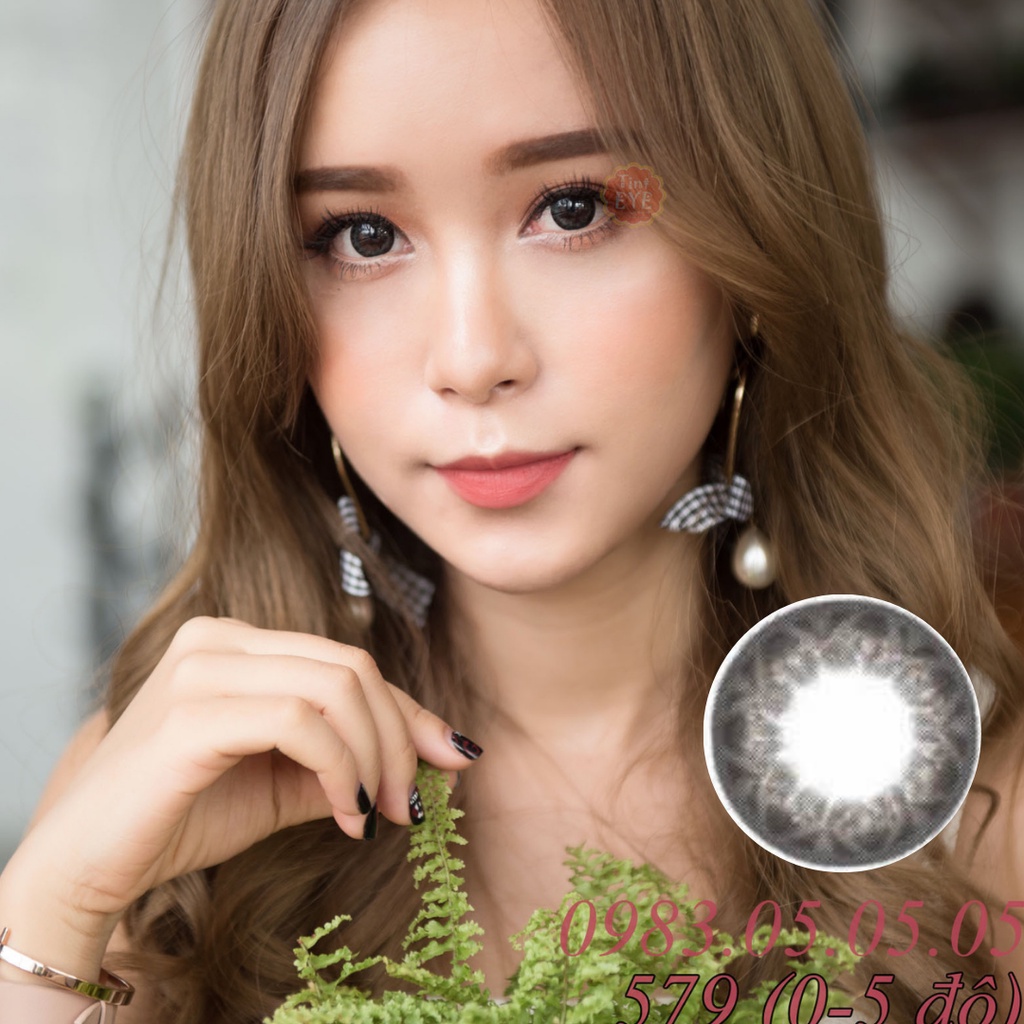 Kính Áp Tròng Tinteye Lens TF-579 Cherry Gray