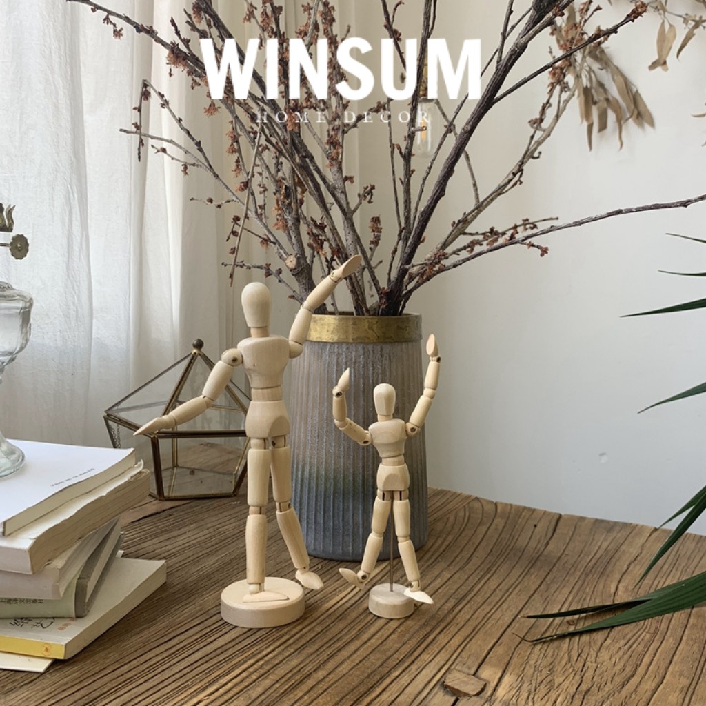 Người Gỗ Thay Đổi Hình Dáng, Trang Trí Nhà Cửa, Chụp Ảnh Flatlay - Winsum.decor