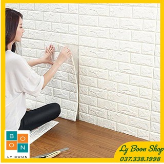 Thảm Xốp Dán Tường Gạch 3D - 70x77cm