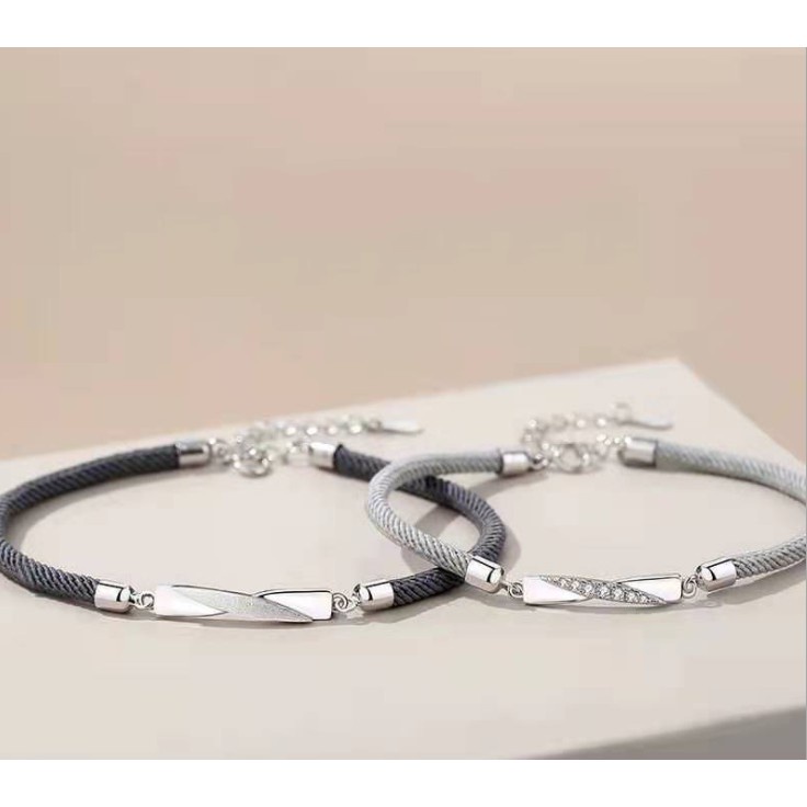 [Coisíní] Mobius Bracelet High Quality For Couple Braided Hand Rope Gift For Boyfriend And Girlfriend Valentine's Day Present