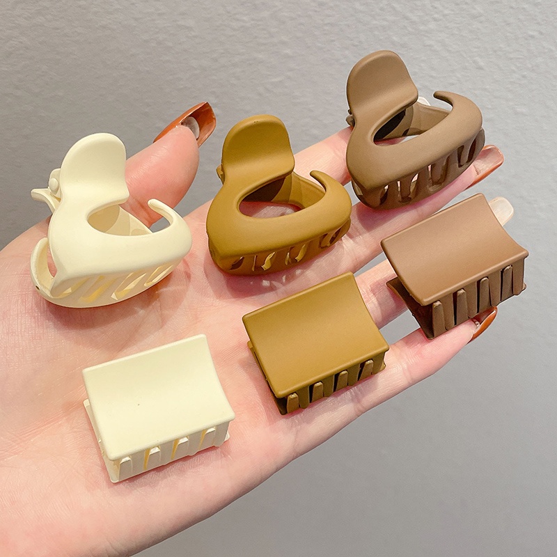 Kẹp Tóc Càng Cua Bằng Nhựa Acrylic Phong Cách Retro Hàn Quốc