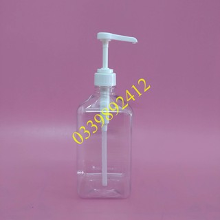 BÌNH NHỰA BƠM ĐƯỜNG, SYRUP DUNG TÍCH 1600ML, CÓ VÒI BƠM 10CC