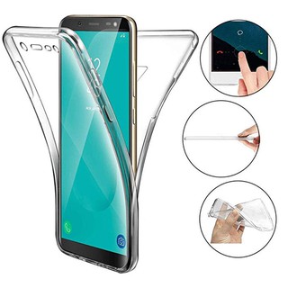 Ốp điện thoại silicone trong suốt bảo vệ toàn diện cho Samsung J7 J2 Prime J3 Pro 2017 J5 2016 J4 J6 Plus 2018