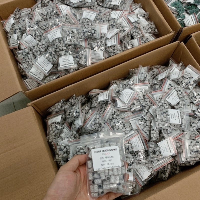 2 Cục Đầu Nhám Giấy Mài Móng Tay Forpro Nhám Mỹ