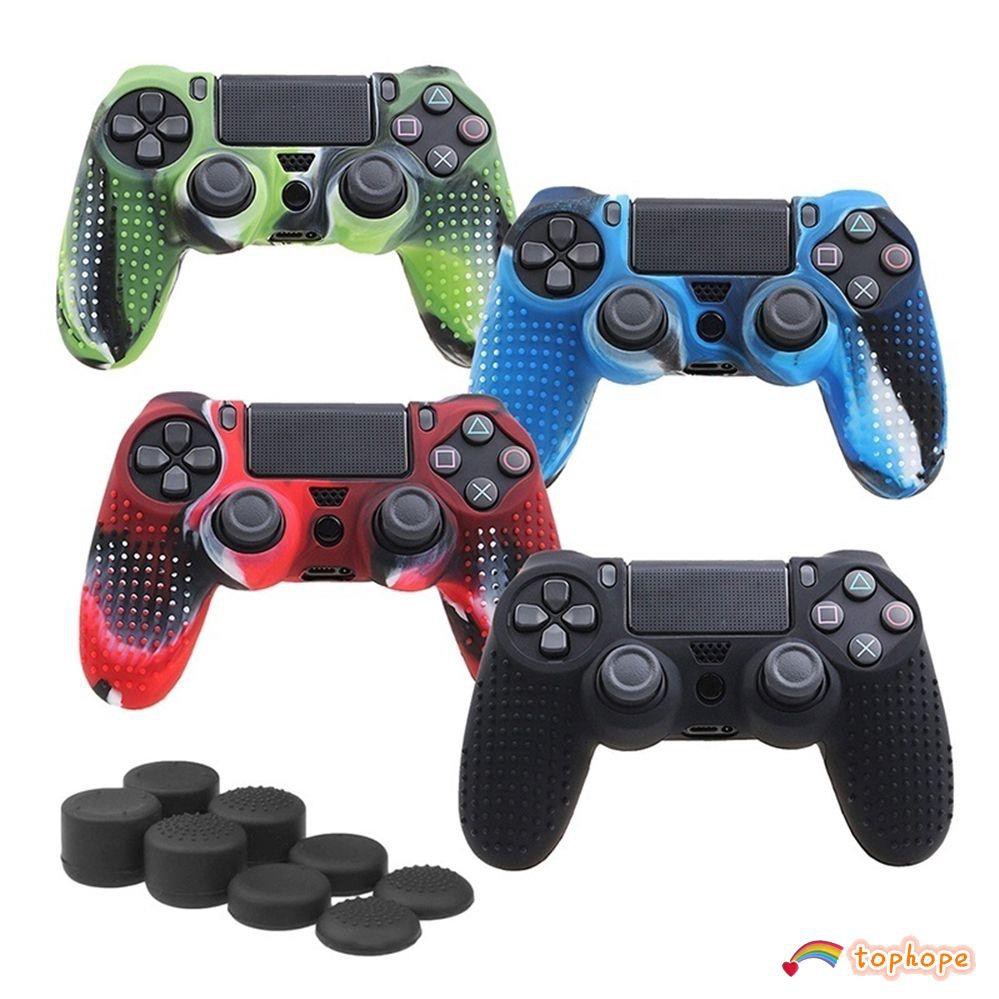 Vỏ silicon họa tiết camo bọc tay cầm điều khiển PS4