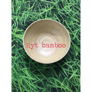 Bát tre tự nhiên ngâm tay làm Nail, đựng nước thoải mái