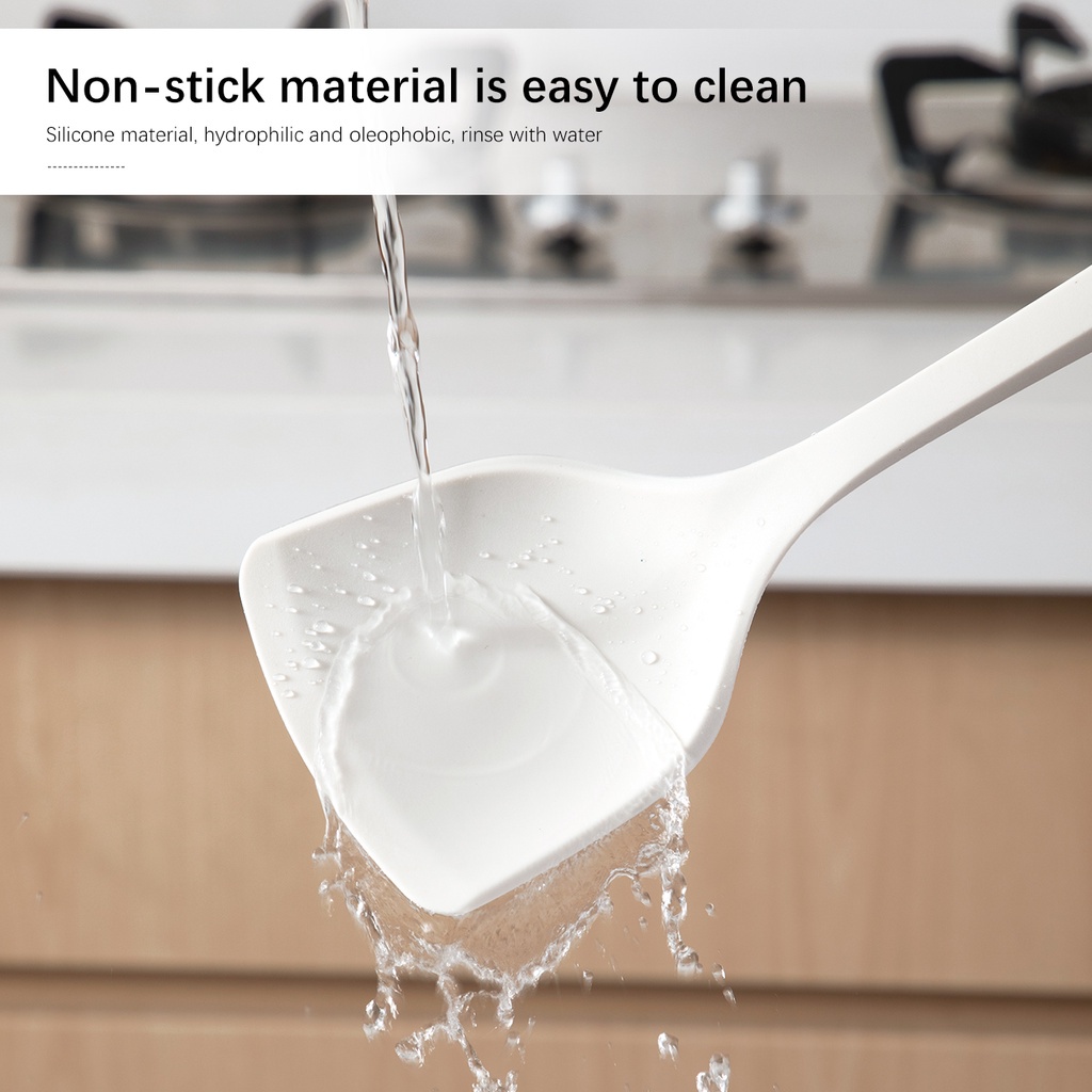 Dụng cụ nấu ăn Shepherd bằng silicone không dính không làm hỏng nồi chảo
